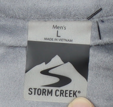 Mens UK Size L Storm Creek Blue Soft Shell