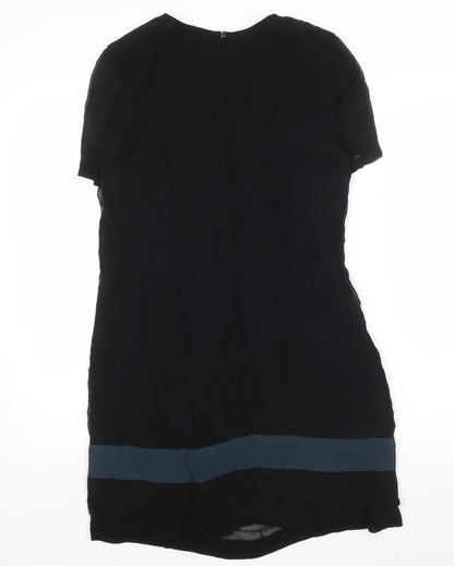 French Connection Women’s Black Colourblock Shift Dress 10