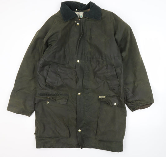Mens UK Size S Stormafit Leisure Green Parka Coat