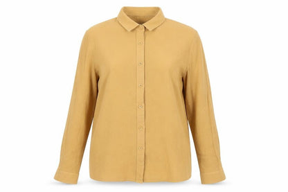 LondonPride Women's Beige Button-Up Shirt Size 14