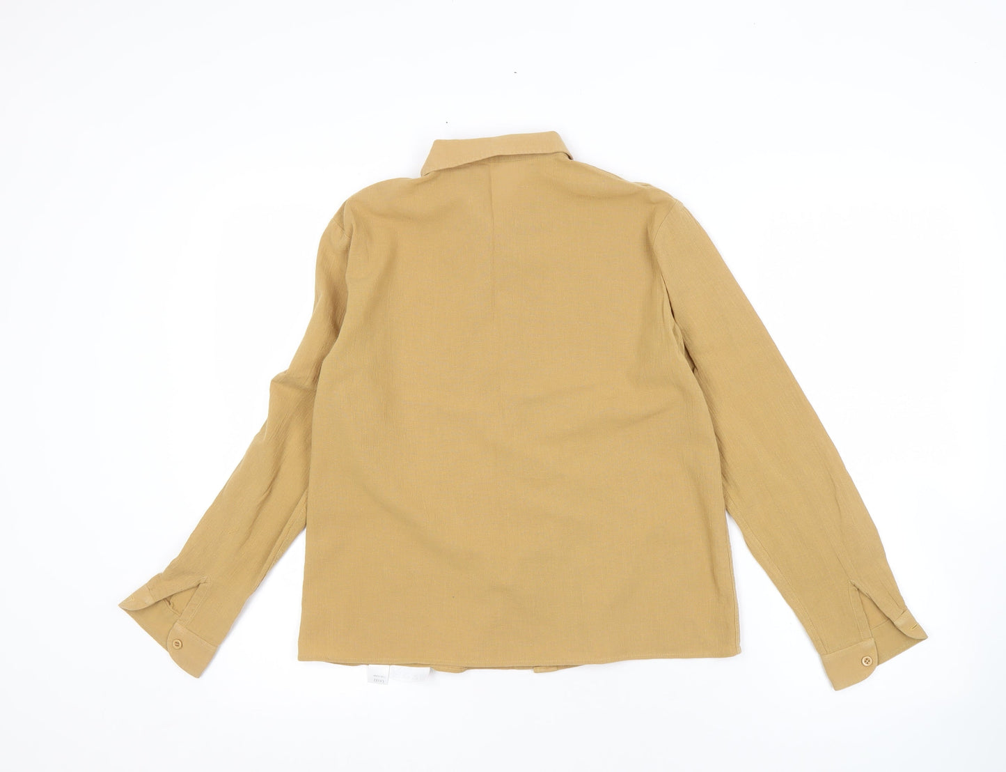 LondonPride Women's Beige Button-Up Shirt Size 14