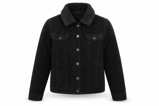 Womens UK Size 8 Topshop Black Bomber Jacket
