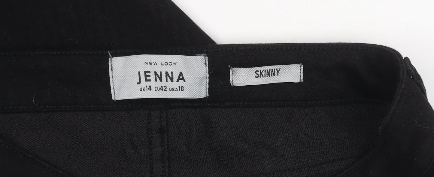 New Look Women's Black Skinny Jeans Size 14