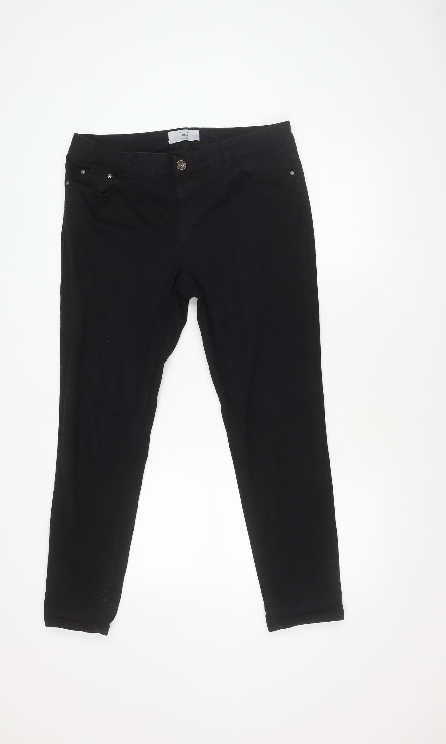 New Look Women's Black Skinny Jeans Size 14