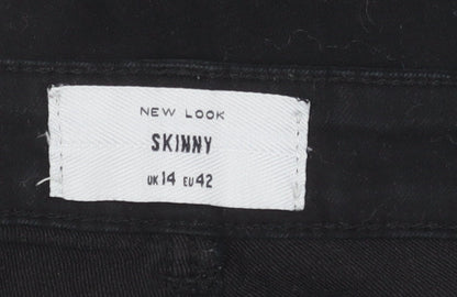New Look Women's Black Skinny Jeans Size 14