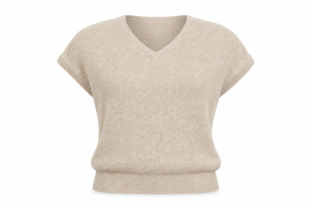 Womens UK Size M/L Blue Vanilla Beige Pullover Jumper