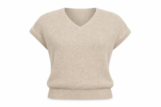 Womens UK Size M/L Blue Vanilla Beige Pullover Jumper