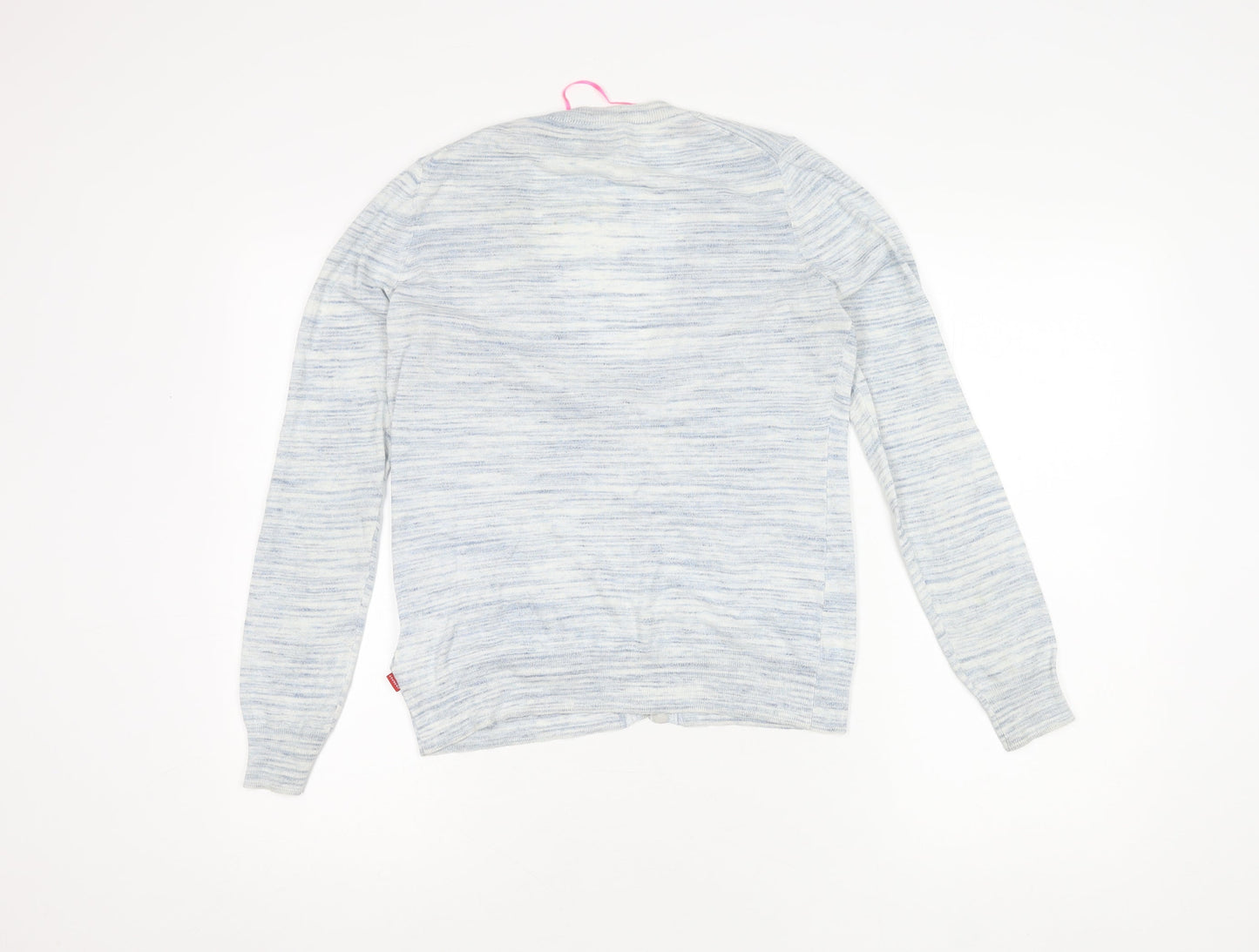 Knitwear by Jackpot Women's Blue M V-Neck Cardigan