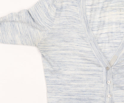 Knitwear by Jackpot Women's Blue M V-Neck Cardigan