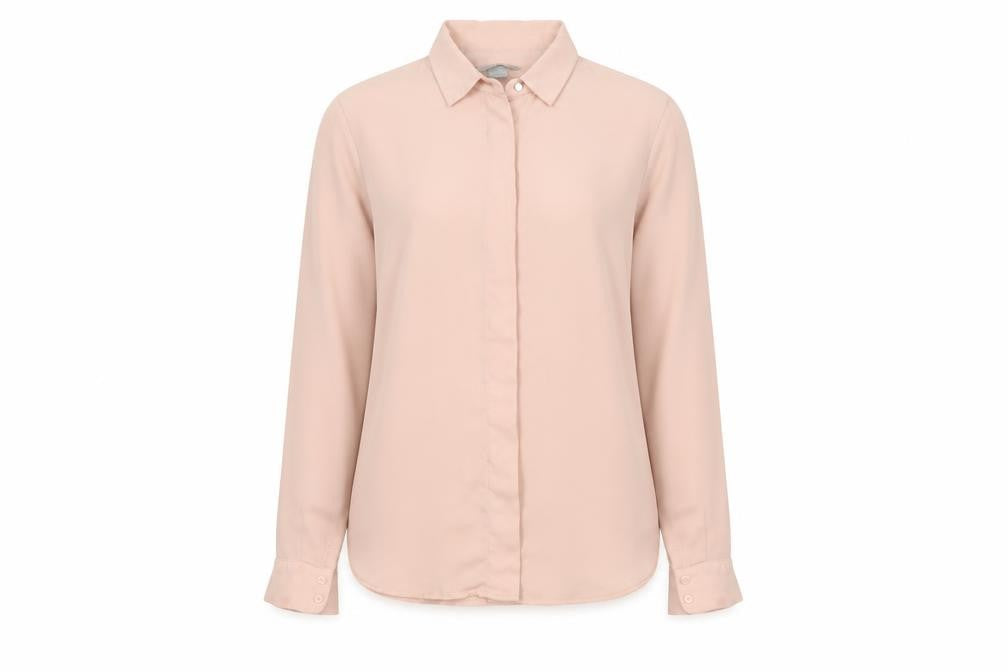 Womens UK Size 6 H&M Pink Basic Blouse