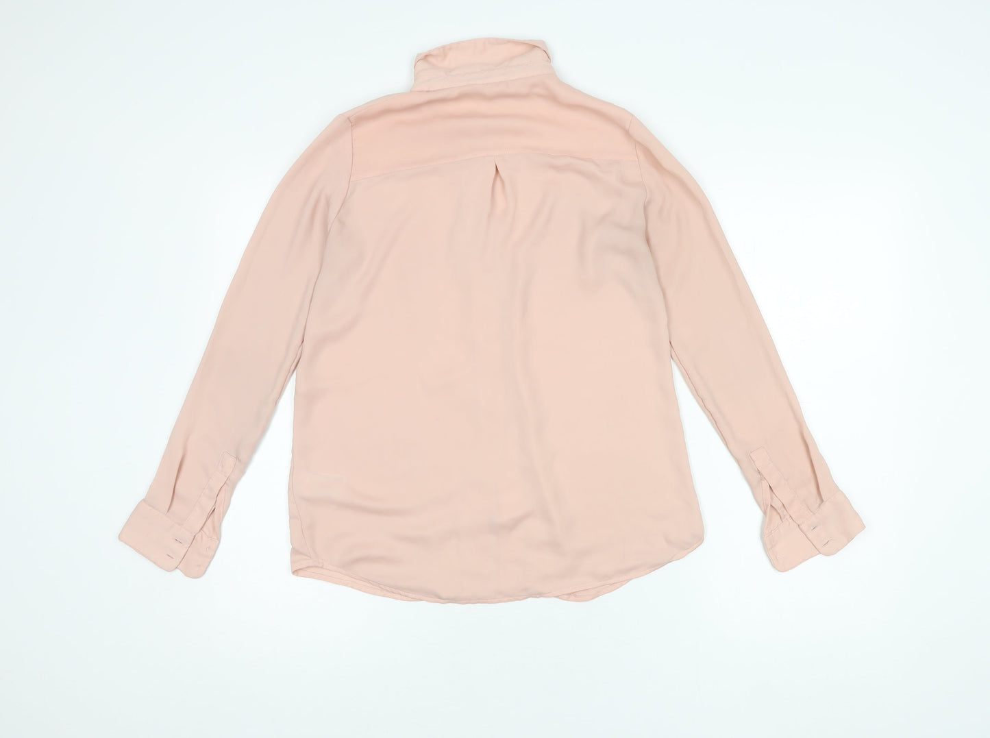 Womens UK Size 6 H&M Pink Basic Blouse