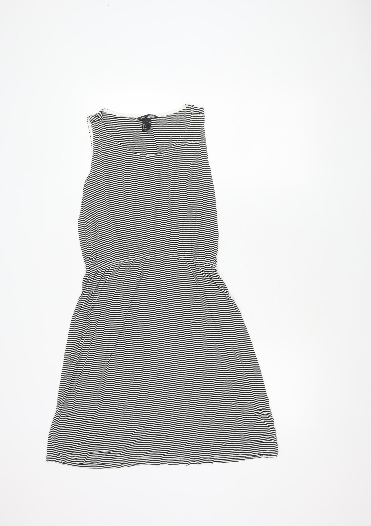 H&M Women's Black Asymmetric Shift Dress S
