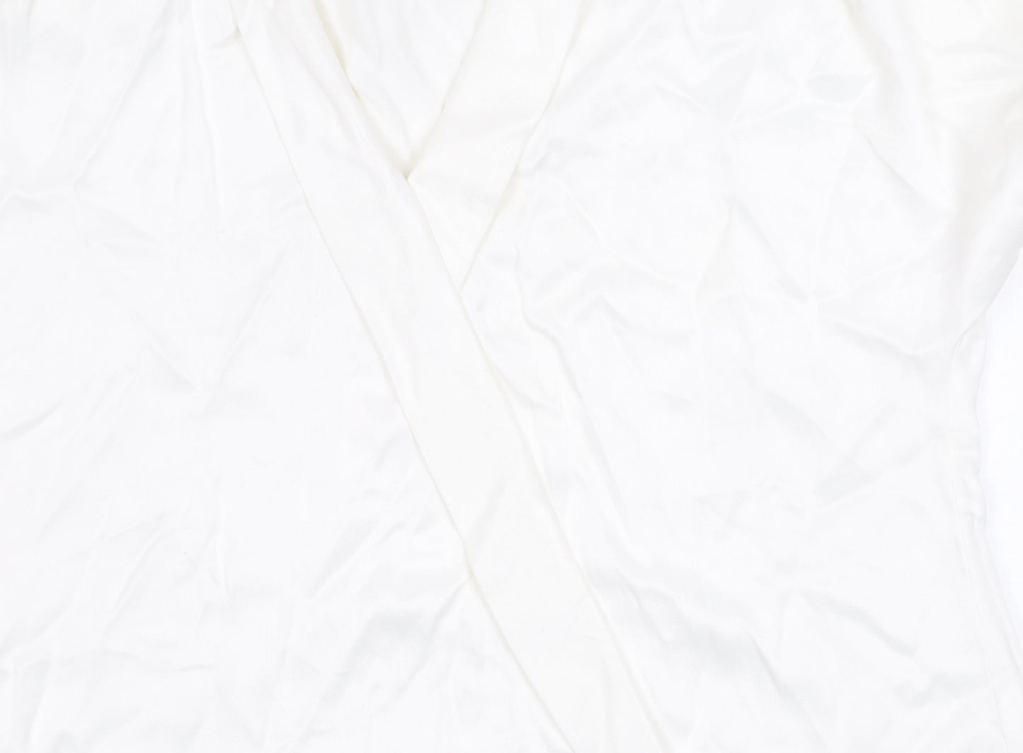 Womens UK Size M Zara White Wrap Blouse