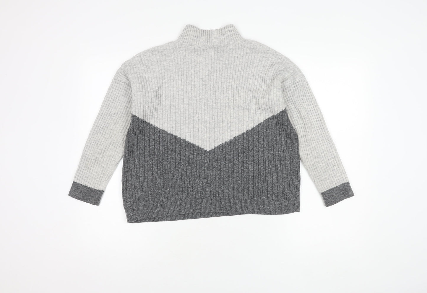 Womens UK Size S Marks and Spencer Grey Pullover Jumper