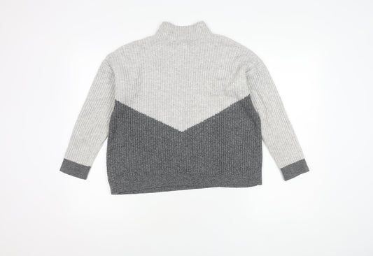 Womens UK Size S Marks and Spencer Grey Pullover Jumper