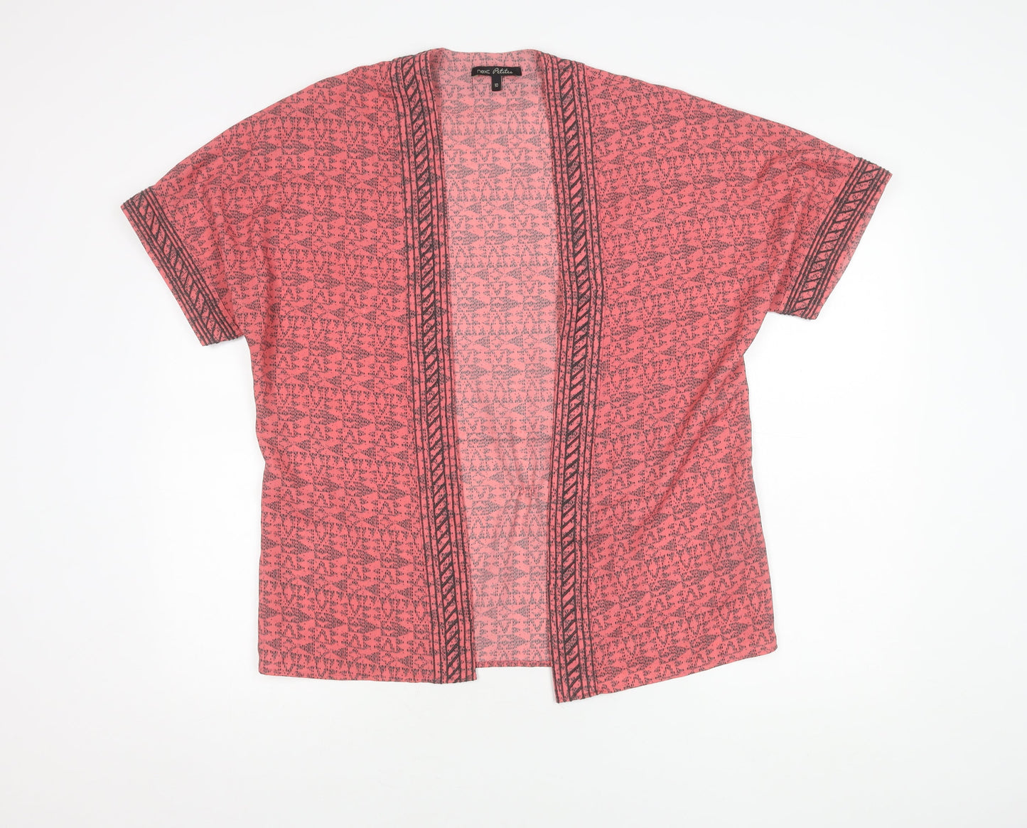 Womens UK Size 10 NEXT Pink Kimono Blouse