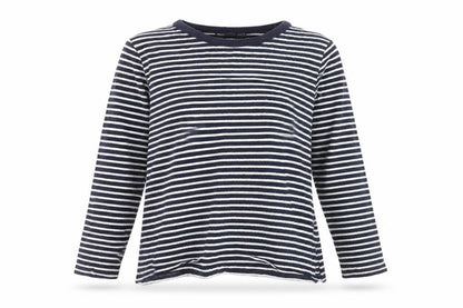 Marks and Spencer Women's Blue Striped Jumper Size 12