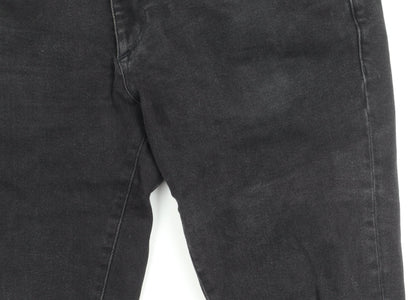 River Island Men's Black Skinny Trousers 34L