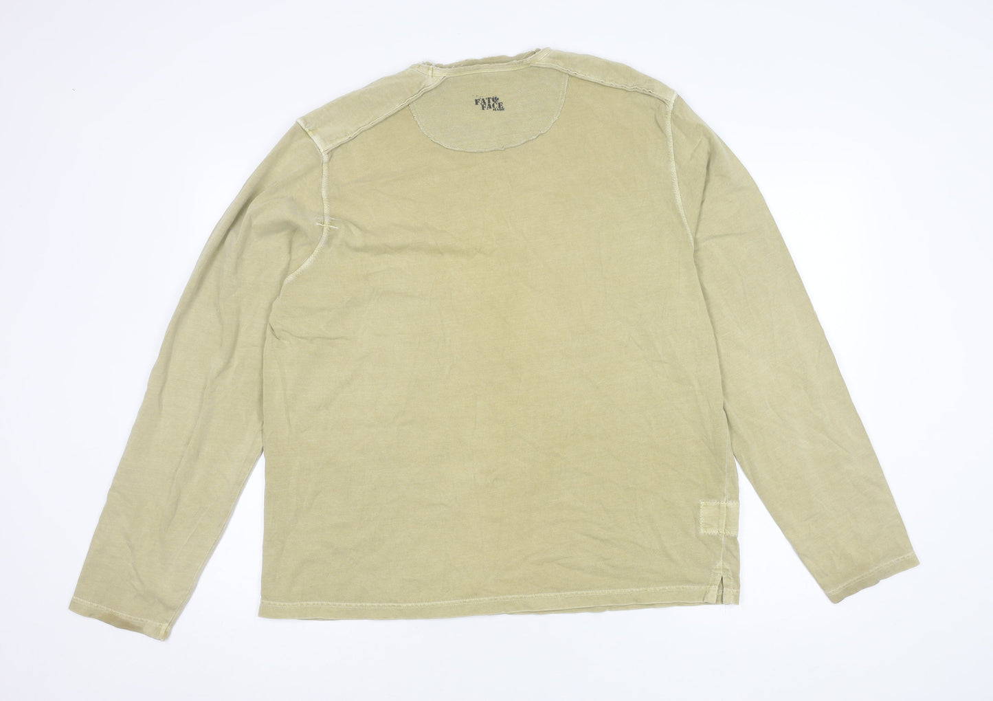 Mens UK Size L FatFace Beige  T-Shirt