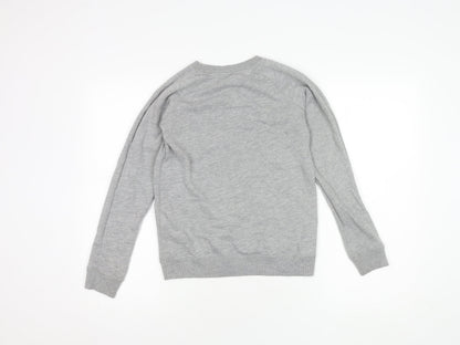 Womens UK Size 6 Jack Wills Grey Pullover Sweatshirt