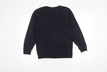 Napapijri Boys Black Logo Sweatshirt - Size 12