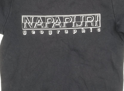 Napapijri Boys Black Logo Sweatshirt - Size 12