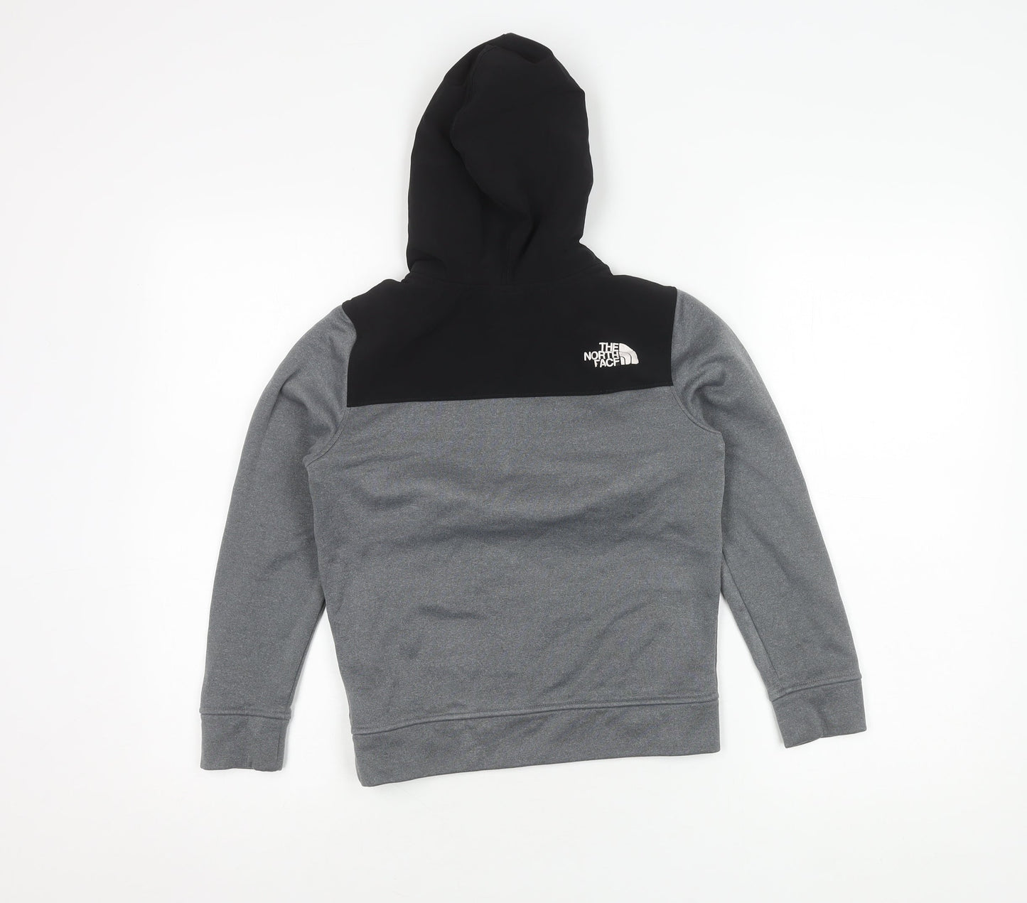 The North Face Boys Black Full Zip Hoodie M Hiking