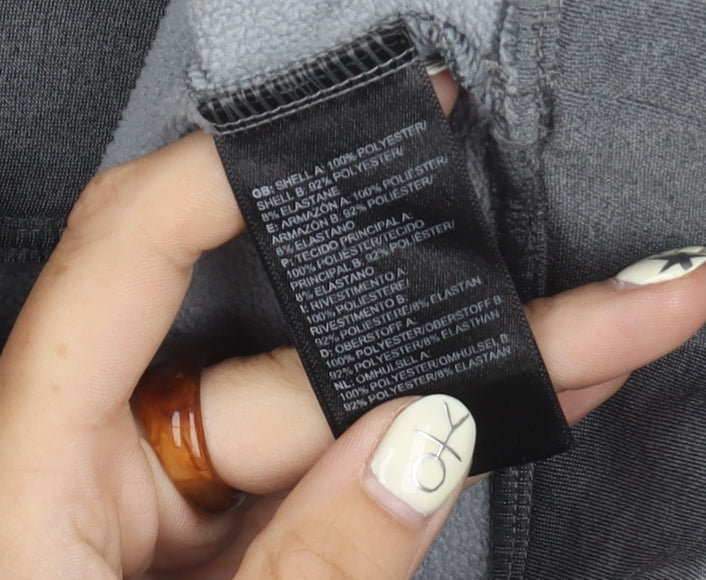 The North Face Boys Black Full Zip Hoodie M Hiking