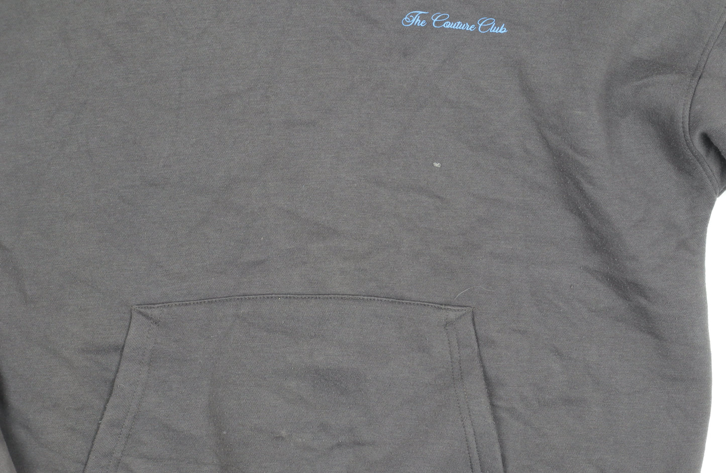 Unisex Adults UK Size 4 Plus Couture Black Pullover Hoodie