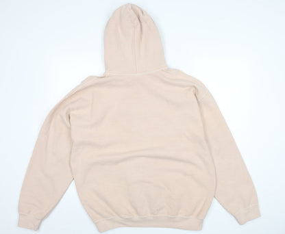Topshop Women's Beige Pullover Hoodie S