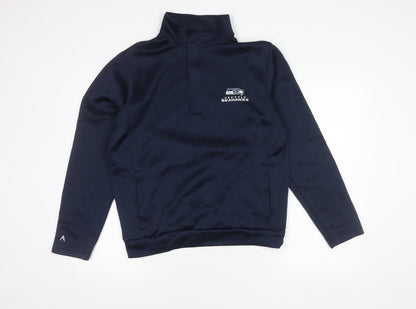 Antigua Men's Blue Pullover Sweatshirt M