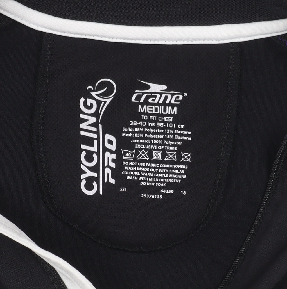 Crane Men's Black/White Cycling Jersey M