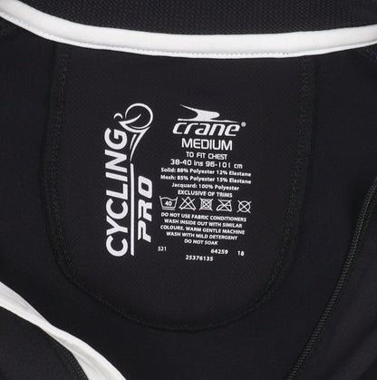 Crane Men's Black/White Cycling Jersey M