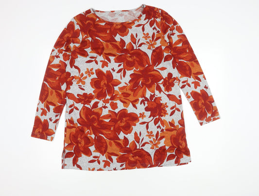 Damart Women's Multicoloured Floral Pullover Jumper M