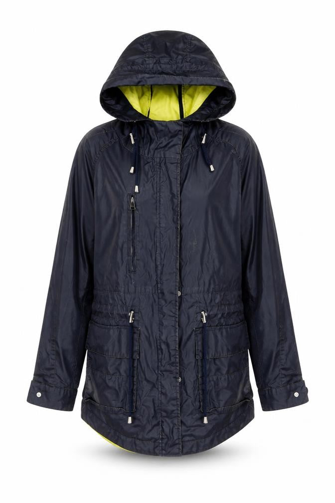 Womens UK Size 12 NEXT Black Parka Coat