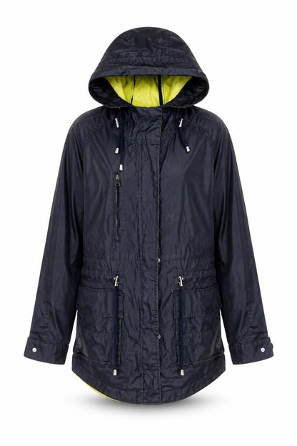Womens UK Size 12 NEXT Black Parka Coat