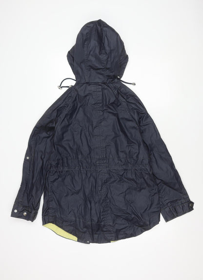 Womens UK Size 12 NEXT Black Parka Coat