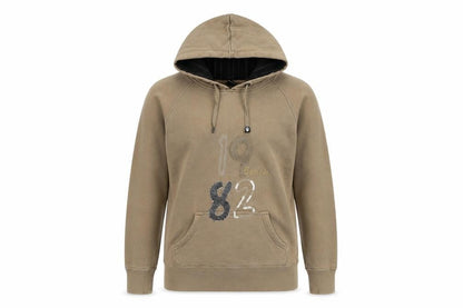 Front view of Bench Woman's Brown Hoodie, size M