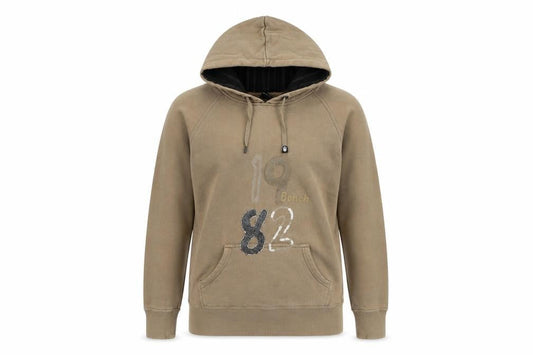 Front view of Bench Woman's Brown Hoodie, size M