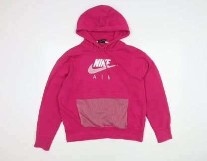 Nike Women's Pink Pullover Hoodie, Size S, Activewear