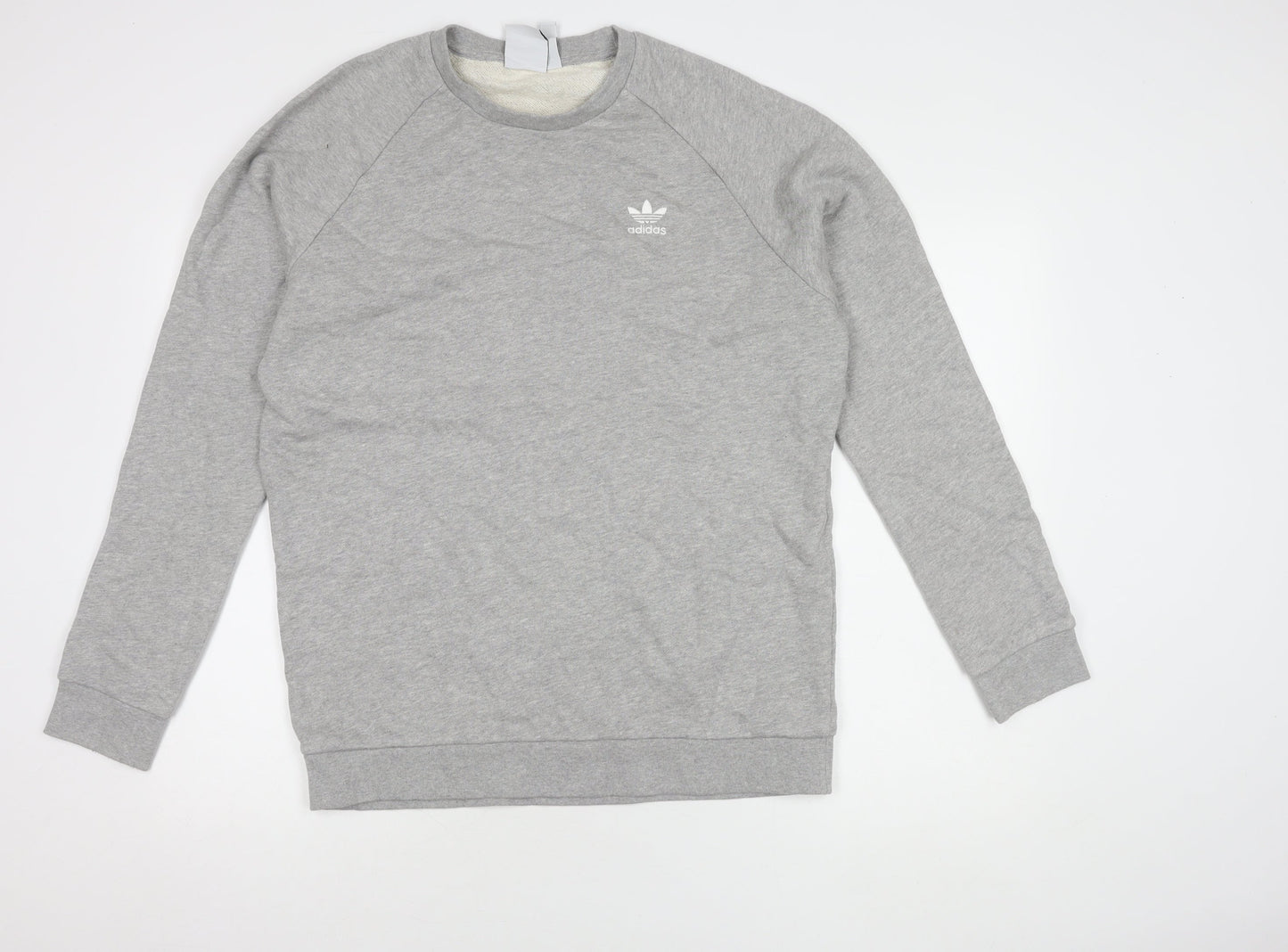Mens UK Size M adidas Grey Pullover Sweatshirt