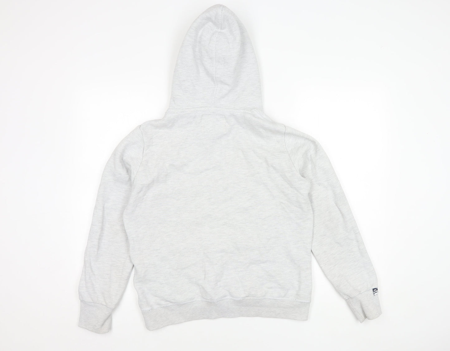 Superdry Women's Grey Pullover Hoodie UK Size 12