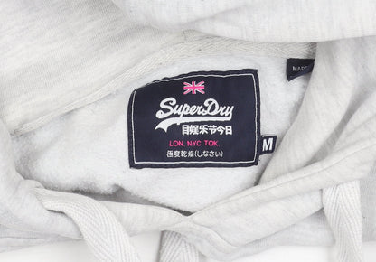 Superdry Women's Grey Pullover Hoodie UK Size 12