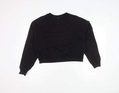 Monki Women's Black Pullover Sweatshirt Size S