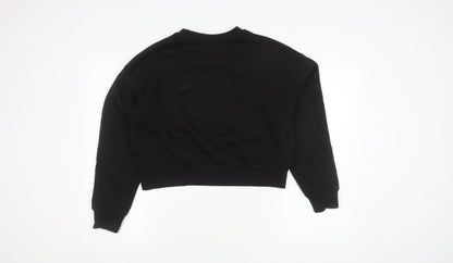 Monki Women's Black Pullover Sweatshirt Size S