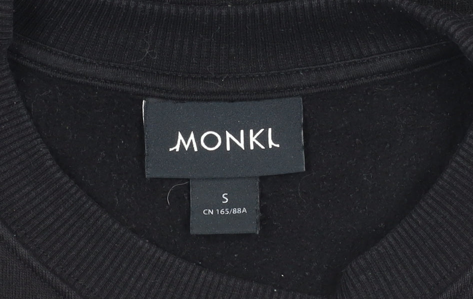Monki Women's Black Pullover Sweatshirt Size S