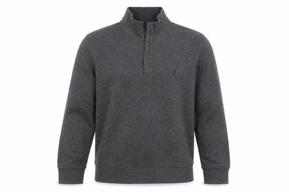 Mens UK Size L Nautica Grey Half Zip Sweatshirt