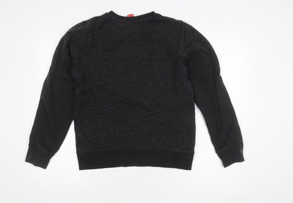 Unisex Adults UK Size S Nike Black Pullover Sweatshirt