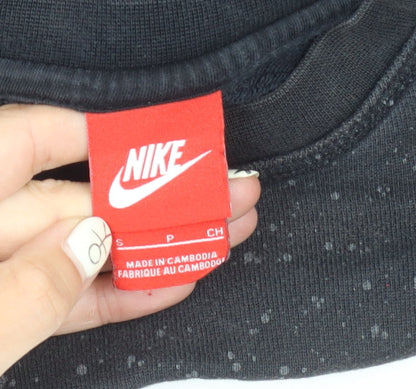 Unisex Adults UK Size S Nike Black Pullover Sweatshirt