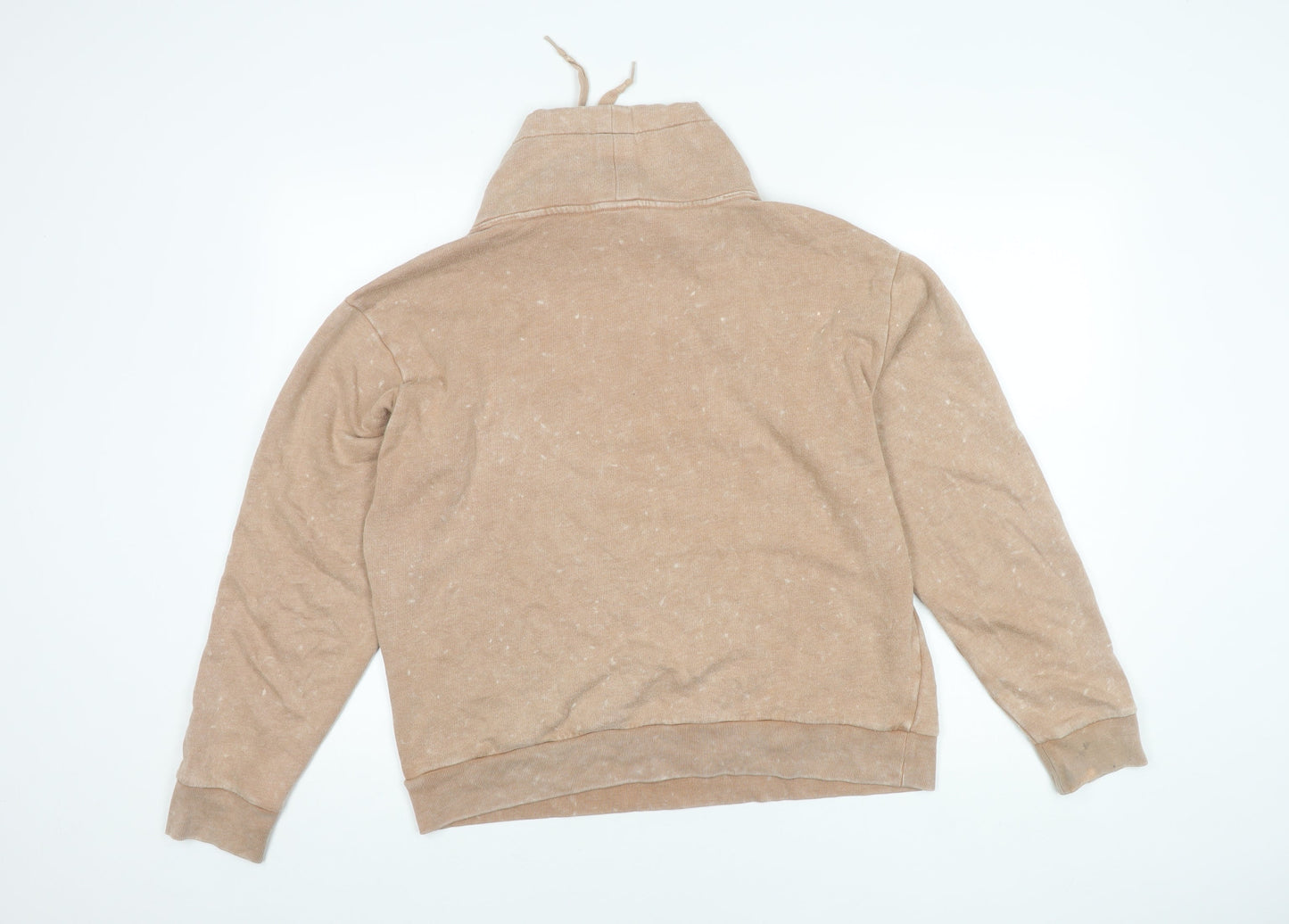 Victoria's Secret Pink Beige Women's Hoodie S Mock Necks